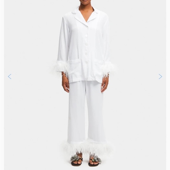 NWOT Sleeper Pajamas with Feathers - Picture 2 of 6